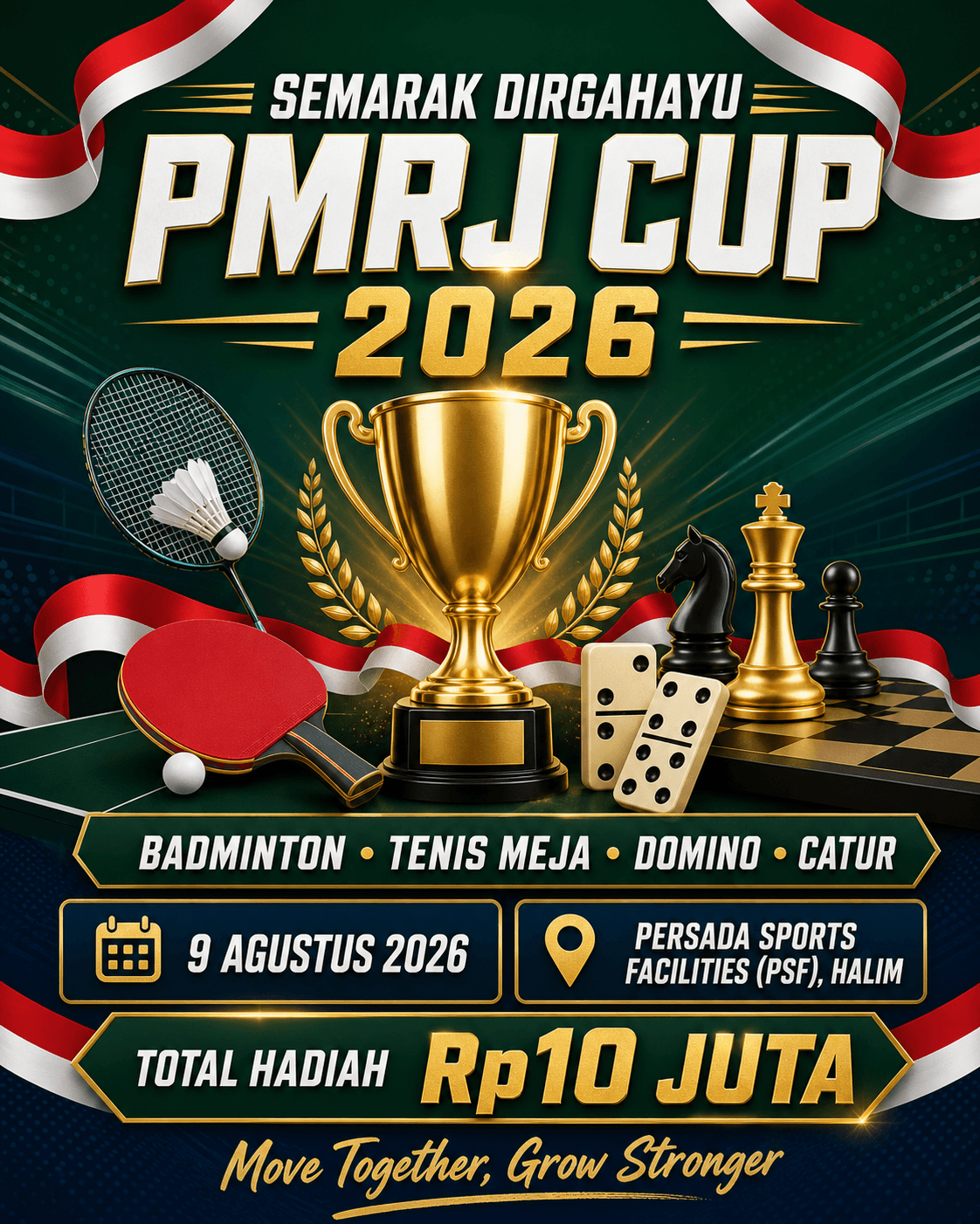 Semarak Dirgahayu PMRJ Cup 2026